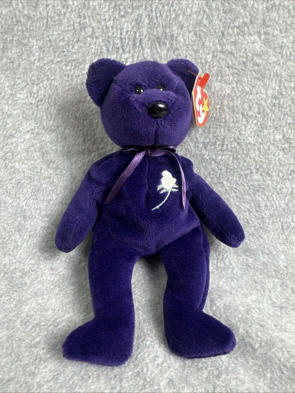 RARE Princess Diana 1997 Ty Retired Beanie Baby PE Pellets - New Condition